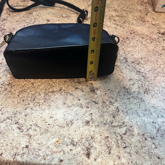 Christian Siriano for Payless crossbody shoulder bag. Black and White - Picture 7 of 13